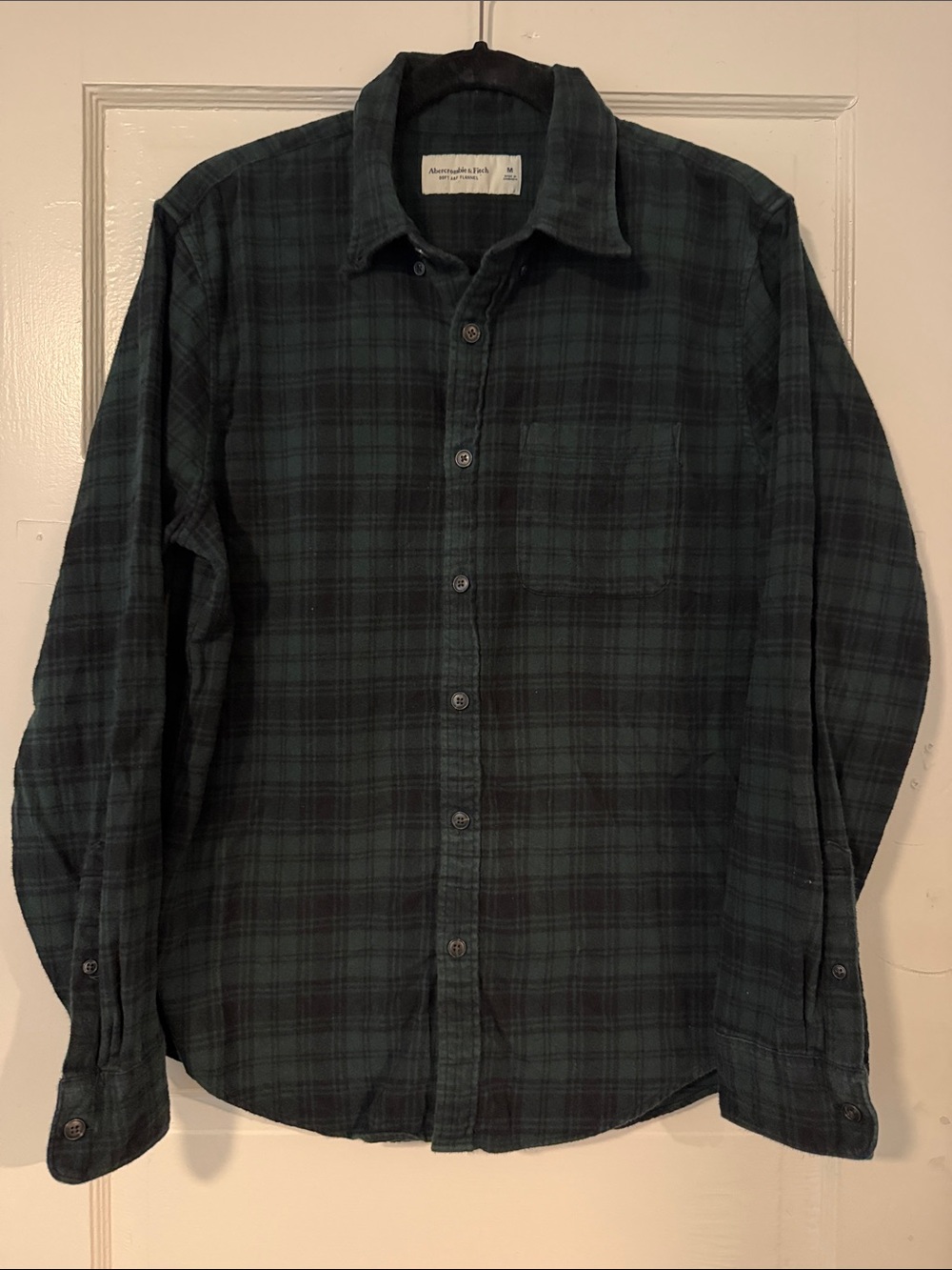 A&F Green & Black Flannel